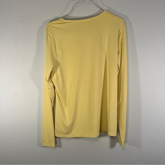Lands' End Soft Yellow Top nylon top, great as an undergarment Women’s size med. - Picture 2 of 4